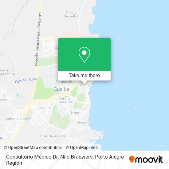 Consultório Médico Dr. Nilo Brauwers map