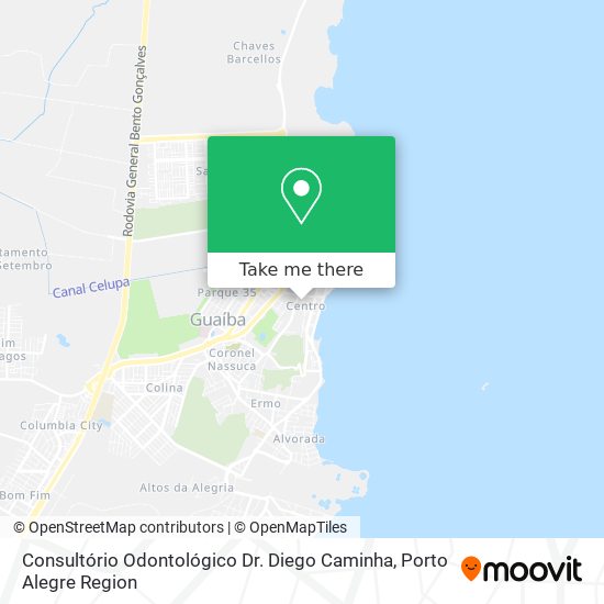 Mapa Consultório Odontológico Dr. Diego Caminha