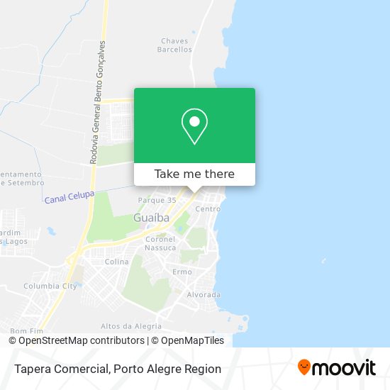 Tapera Comercial map