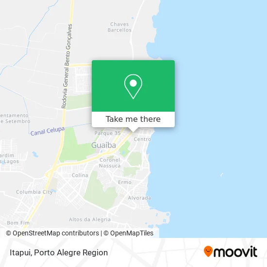 Itapui map