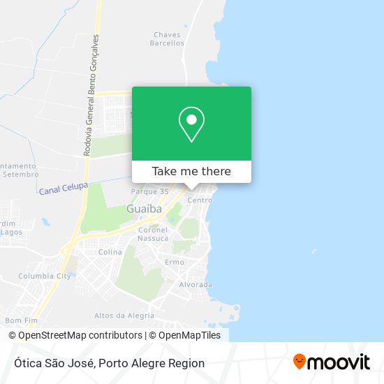 Mapa Ótica São José