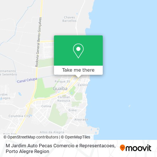 M Jardim Auto Pecas Comercio e Representacoes map