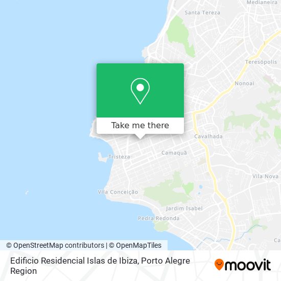 Edificio Residencial Islas de Ibiza map