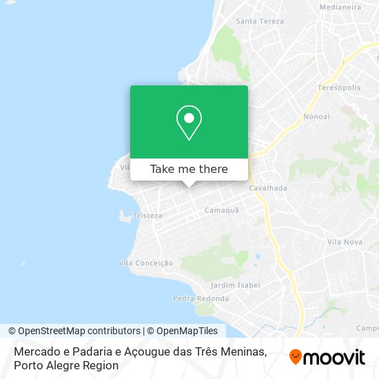 Mercado e Padaria e Açougue das Três Meninas map