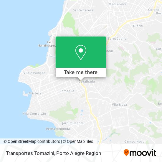 Mapa Transportes Tomazini