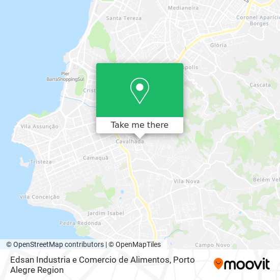 Mapa Edsan Industria e Comercio de Alimentos