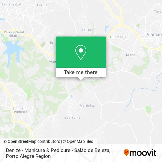 Mapa Denize - Manicure & Pedicure - Salão de Beleza