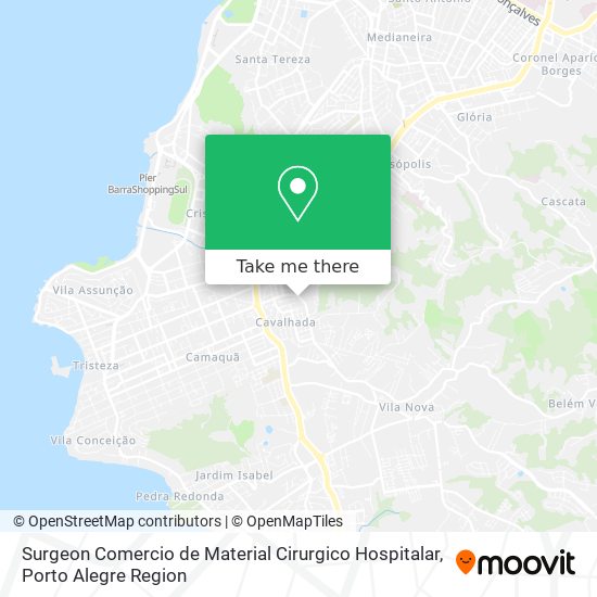 Surgeon Comercio de Material Cirurgico Hospitalar map