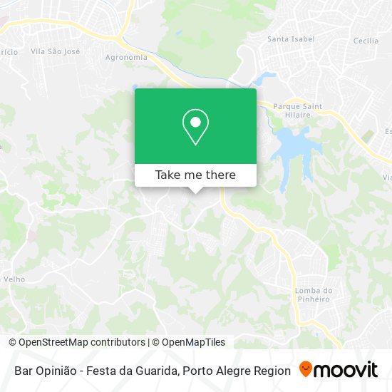 Bar Opinião - Festa da Guarida map