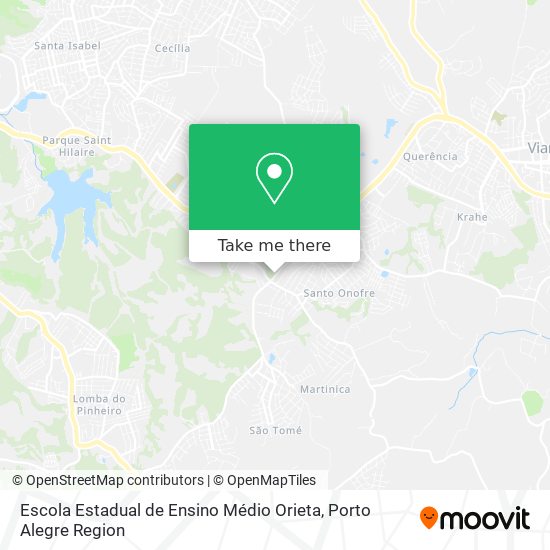 Escola Estadual de Ensino Médio Orieta map