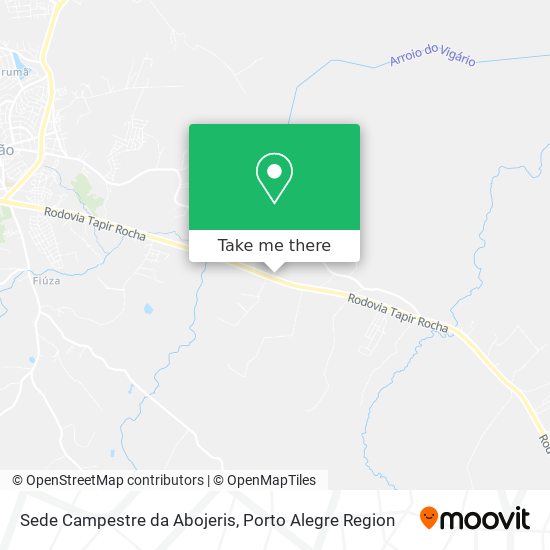 Sede Campestre da Abojeris map