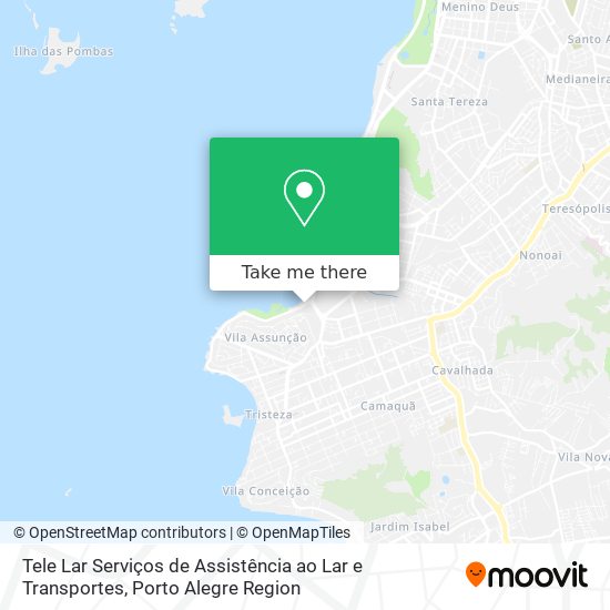 Tele Lar Serviços de Assistência ao Lar e Transportes map