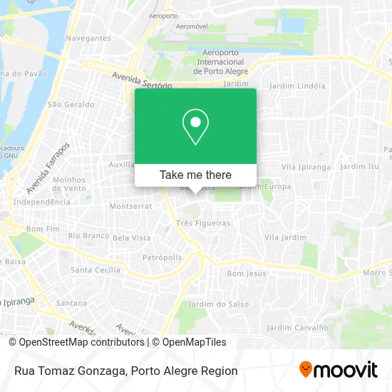 Rua Tomaz Gonzaga map