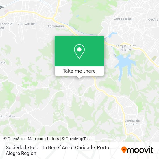 Sociedade Espírita Benef Amor Caridade map