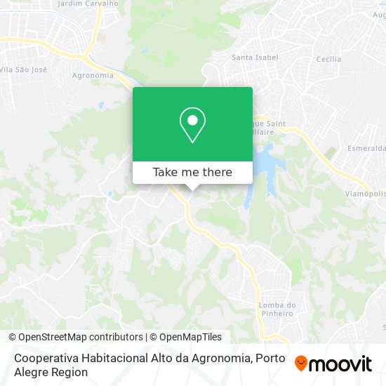 Cooperativa Habitacional Alto da Agronomia map