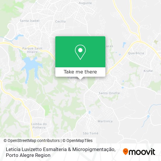 Mapa Leticia Luvizetto Esmalteria & Micropigmentação