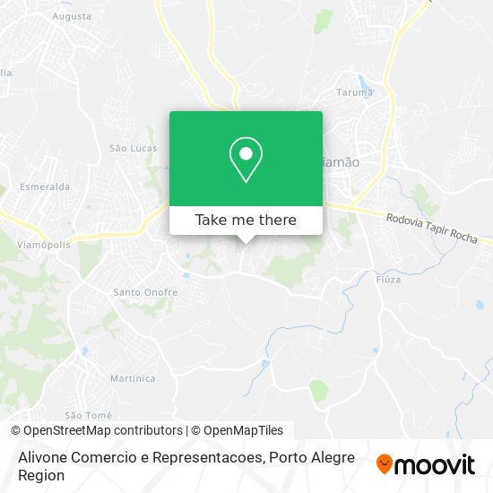 Alivone Comercio e Representacoes map