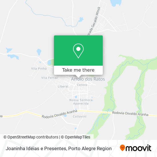 Joaninha Idéias e Presentes map
