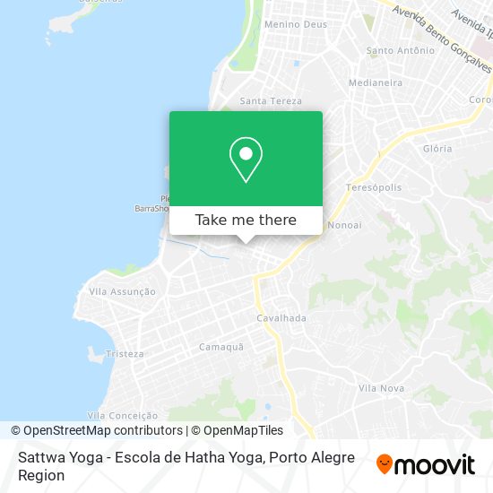 Mapa Sattwa Yoga - Escola de Hatha Yoga