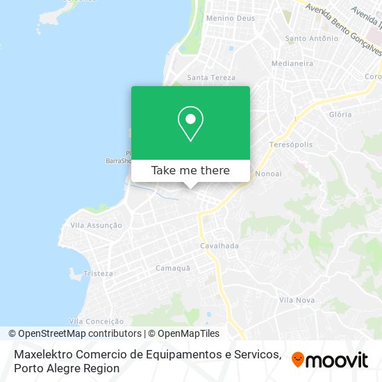 Maxelektro Comercio de Equipamentos e Servicos map