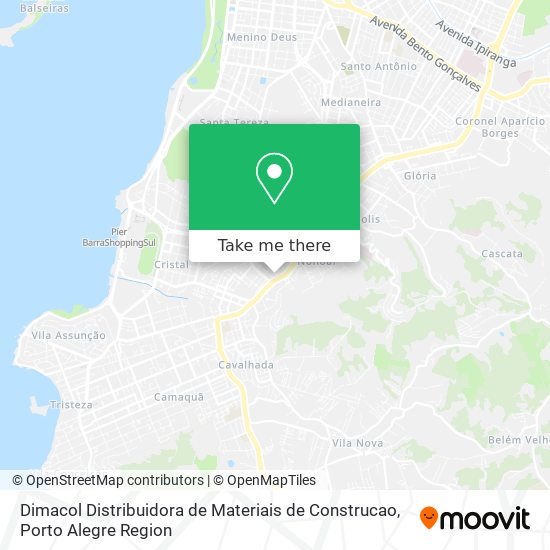 Dimacol Distribuidora de Materiais de Construcao map