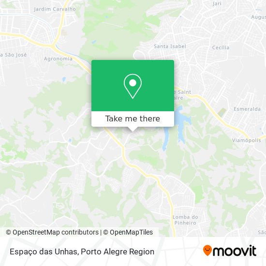 Espaço das Unhas map