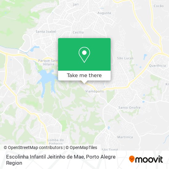 Mapa Escolinha Infantil Jeitinho de Mae