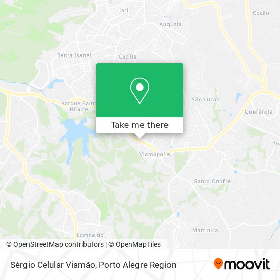 Mapa Sérgio Celular Viamão