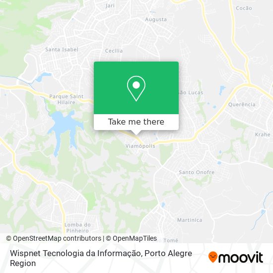 Wispnet Tecnologia da Informação map