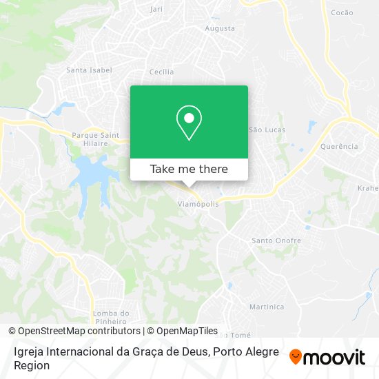 Igreja Internacional da Graça de Deus map