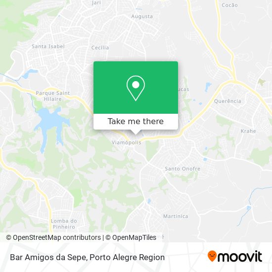 Mapa Bar Amigos da Sepe