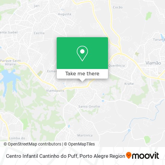 Centro Infantil Cantinho do Puff map