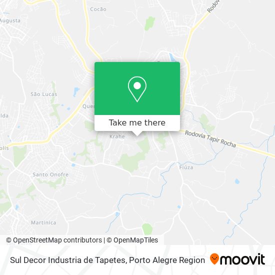 Sul Decor Industria de Tapetes map