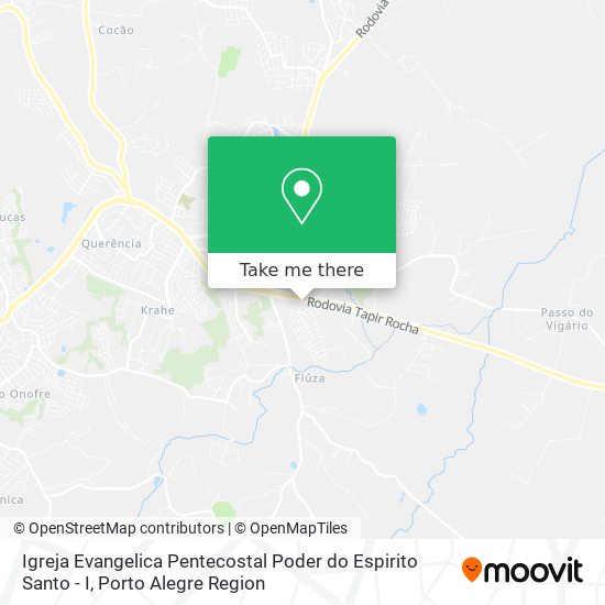 Igreja Evangelica Pentecostal Poder do Espirito Santo - I map