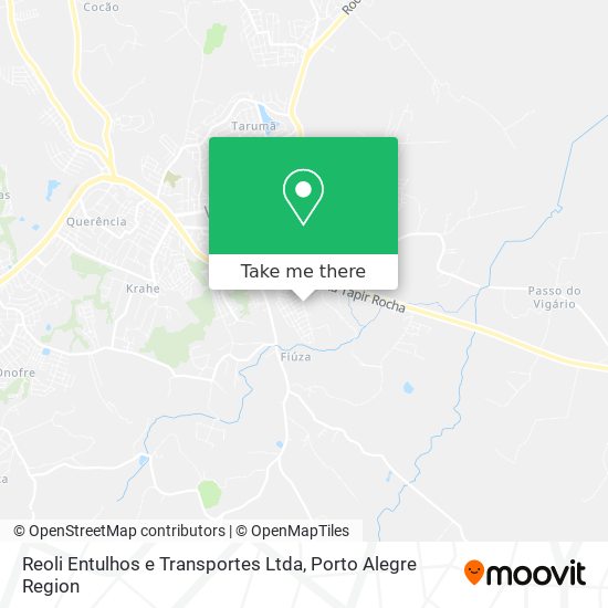 Reoli Entulhos e Transportes Ltda map