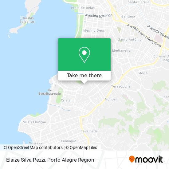 Elaize Silva Pezzi map