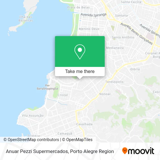 Anuar Pezzi Supermercados map