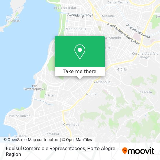 Equisul Comercio e Representacoes map