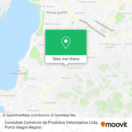 Consulvet Comércio de Produtos Veterinarios Ltda map