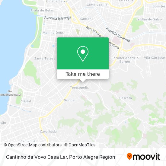 Cantinho da Vovo Casa Lar map