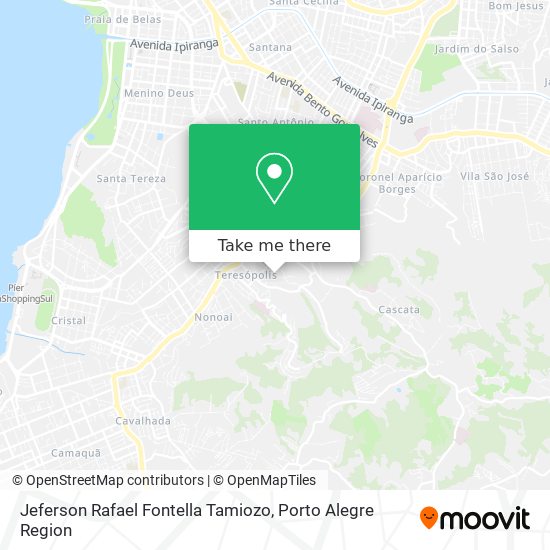 Jeferson Rafael Fontella Tamiozo map