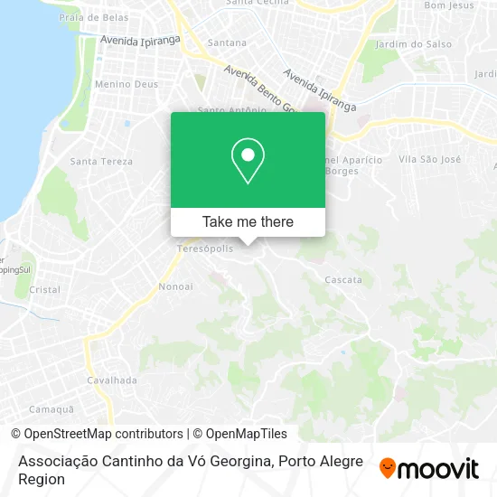 Associação Cantinho da Vó Georgina map