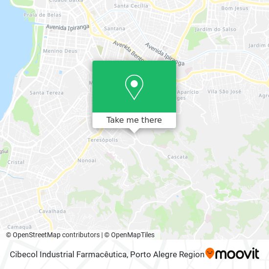 Cibecol Industrial Farmacêutica map