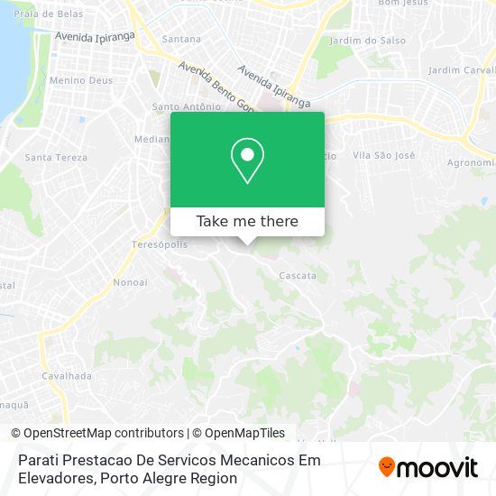 Mapa Parati Prestacao De Servicos Mecanicos Em Elevadores