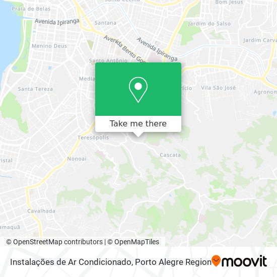 Instalações de Ar Condicionado map