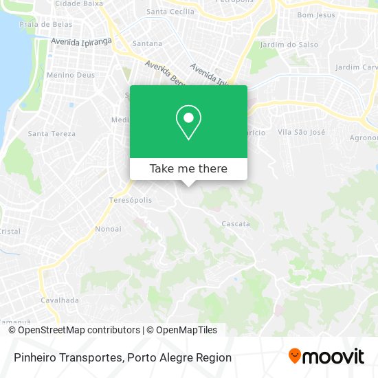 Pinheiro Transportes map