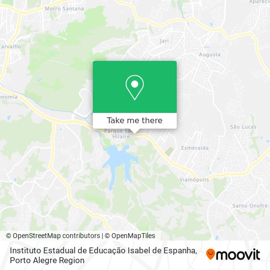 Instituto Estadual de Educação Isabel de Espanha map