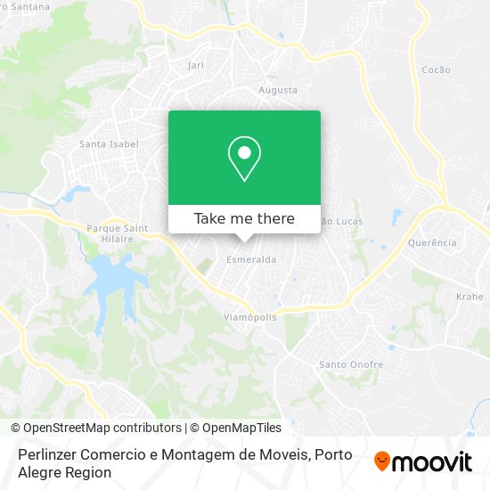 Mapa Perlinzer Comercio e Montagem de Moveis