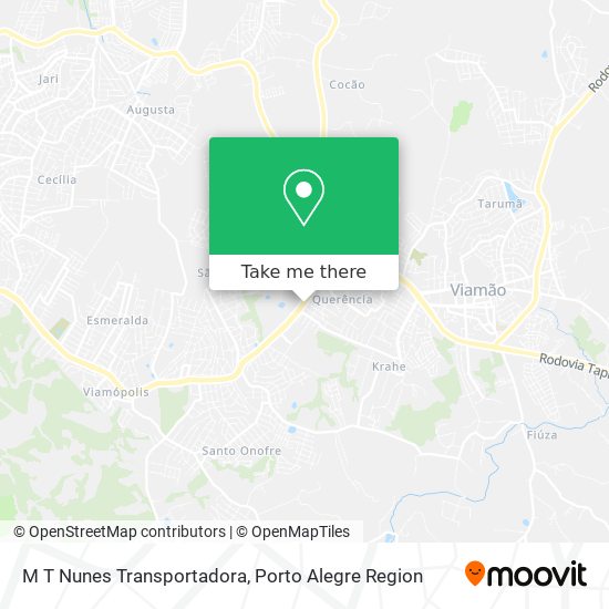 Mapa M T Nunes Transportadora