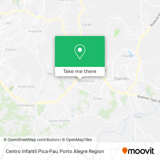 Mapa Centro Infantil Pica-Pau